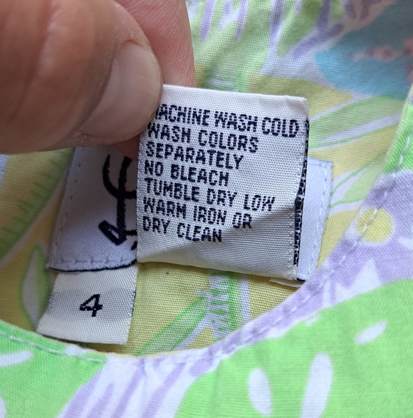 Lilly Pulitzer Size 4 Patchwork Shift With Pockets and Side Bows - Picture 5 of 7